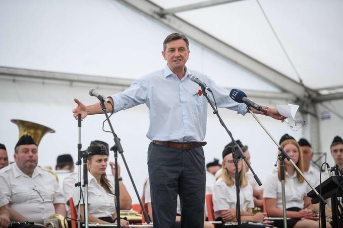 Borut Pahor Najevska lipa | Foto: STA ,