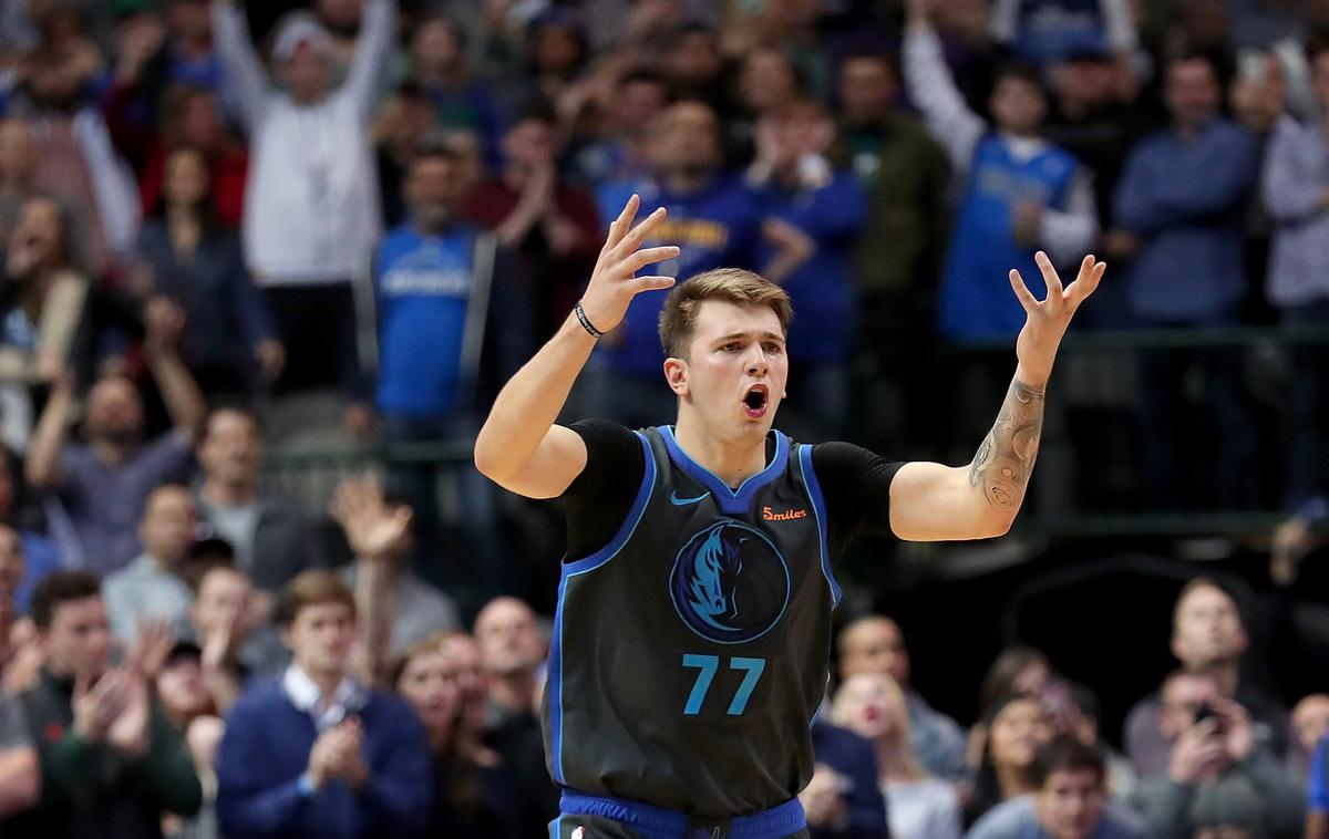 Luka Dončić | Luka Dončić je z Dallasom po štirih zaporednih zmagah v ligi NBA naletel na močnejšega tekmeca. | Foto Guliver/Getty Images