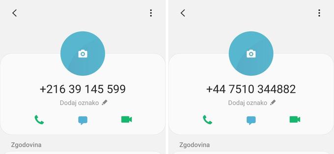 Tokrat so slovenski uporabniki mobilnih telefonov tarča napadalcev, ki uporabljajo mobilne britanske in tunizijske številke, a so do zdaj tovrstni poskusi prihajali tudi s številk raznih afriških, azijskih in tihooceanskih držav. | Foto: 