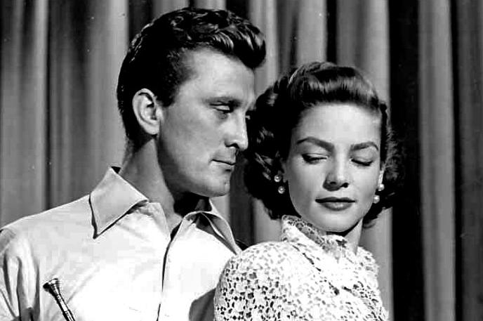 Kirk Douglas in Lauren Bacall | Foto commons.wikimedia.org