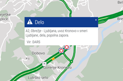 Del dolenjske avtoceste popolnoma zaprt, na poti izredni prevoz