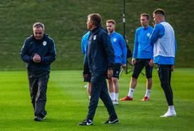 Slovenska nogometna reprezentanca Trening