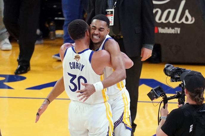 Steph curry Jordan Poole | Steph Curry in Jordan Poole sta bila najboljša strelca pri Golden State Warriors. | Foto Guliverimage