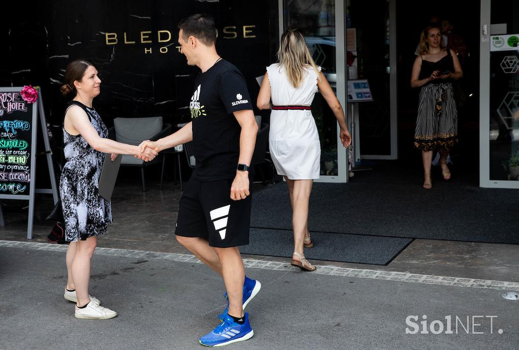 Slovenska košarkarska reprezentanca - odhod v Litvo