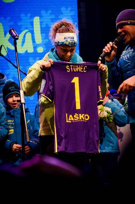 Sprejem za Ilko Štuhec Maribor