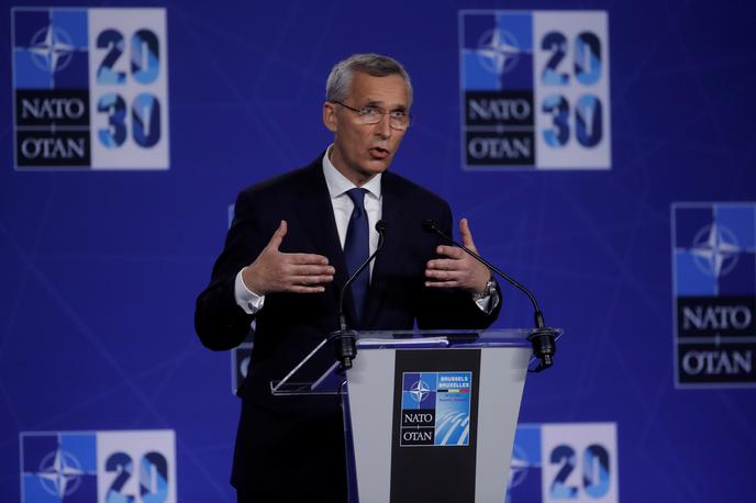 Jens Stoltenberg | Nato mora skupaj kot zavezništvo odgovoriti na povečan vpliv Kitajske, je na novinarski konferenci ob zaključku vrha dejal generalni sekretar Nata Jens Stoltenberg. | Foto Reuters