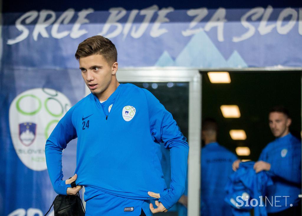 Slovenska nogometna reprezentanca trening Stožice