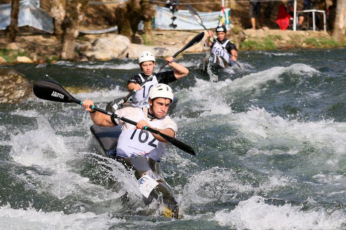 Kajakaši, spust na divjih vodah (Tim Novak, Anže Urankar in Simon Oven) | Tim Novak, Anže Urankar in Simon Oven so bili deseti. | Foto Nina Jelenc