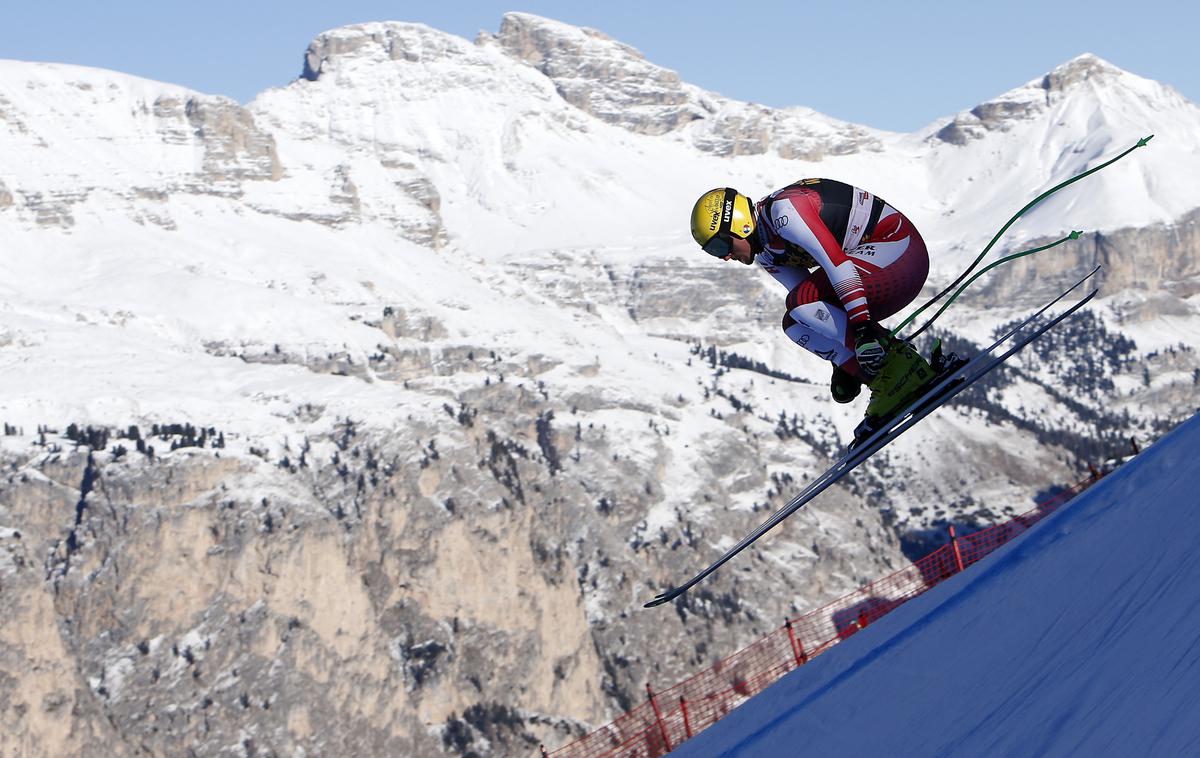 Max Franz | Max Franz z dobro popotnico na tekmi v Dolomitih. | Foto Getty Images