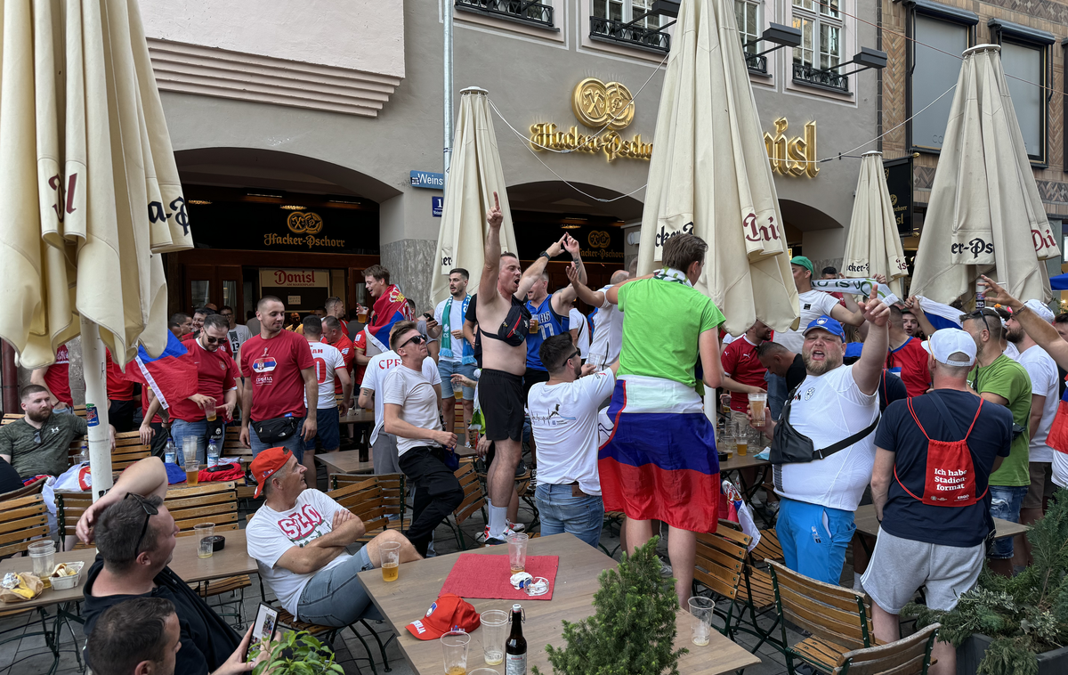 Navijači, München | Prizor in Műnchna po tekmi. | Foto Sportal