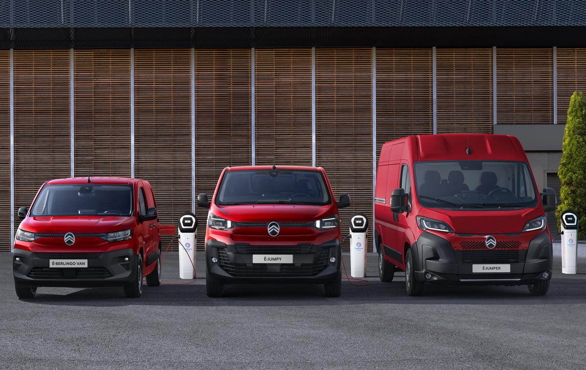 Citroen kombi | Citroën je v Slovenijo pripeljal tudi novi berlingo v tovorni izvedbi. Letos jih nameravajo prodati 90, od tega deset električnih.  | Foto Citroën