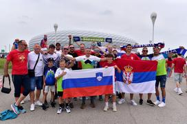 Euro 2024 München Slovenija Srbija navijači