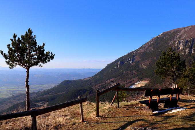 Začetek Poti po robu nad Predmejo s pogledom na Čaven in Vipavsko dolino | Foto: Matej Podgoršek