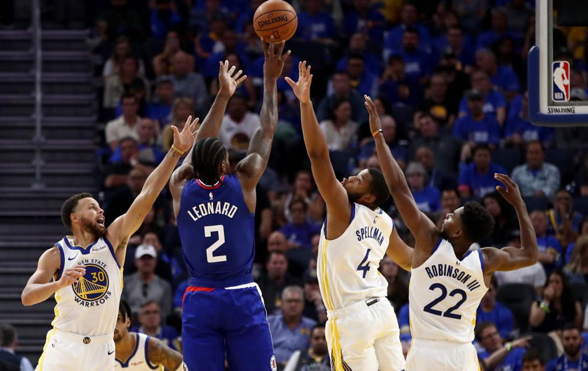 Kawhi Leonard | Golden State Warriors so morali v pretekli sezoni v finalu priznati premoč Torontu. | Foto Gulliver/Getty Images