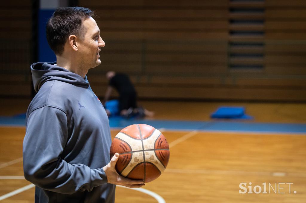 trening slovenska košarkarska reprezentanca