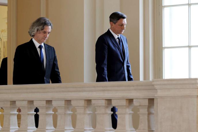 Borut Pahor, Robert Golob | Foto STA