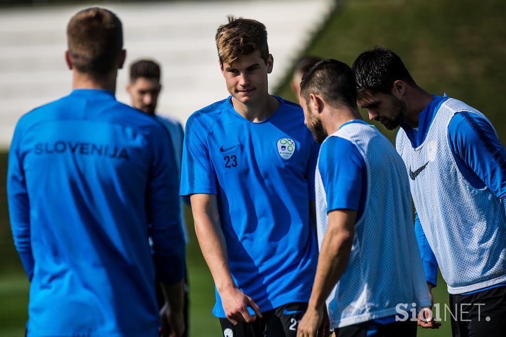 Slovenska nogometna reprezentanca Trening Brdo