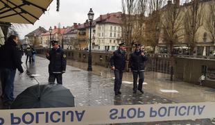 V Ljubljani med ropom ustreljen moški (foto in video)