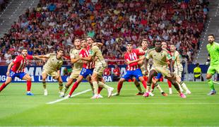 Jan Oblak prejel gol, Atletico pa vseeno do zanesljive zmage