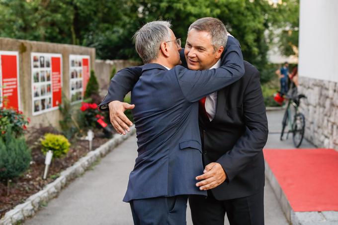 Matjaž Han in Dejan Židan | Foto: STA ,