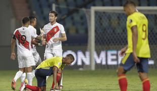 Peru ugnal Kolumbijo, Venezuelci v izdihljajih do točke