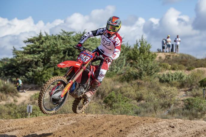 Gajser Sardinija 2021 | Lani je Tim Gajser na Sardiniji dirkal bolan, a vseeno osvojil sedmo mesto. | Foto Honda Racing/ShotbyBavo