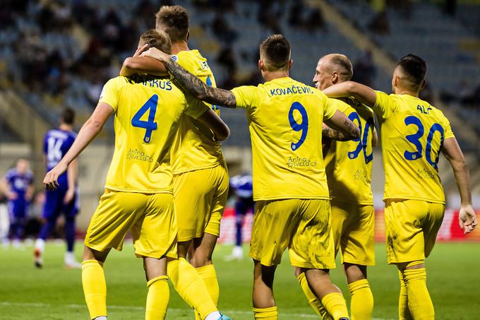 Franko Kovačević je za prvi zadetek v dresu Domžal potreboval manj kot deset minut! | Foto: Grega Valančič/Sportida