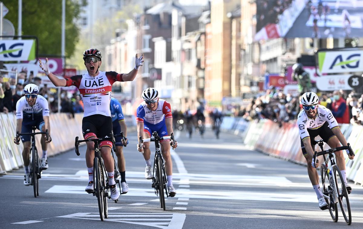 Tadej Pogačar Liege Bastogne Liege 2021 | Tadej Pogačar bo na nedeljski dirki Liege–Bastogne–Liege branil lansko zmago.  | Foto Guliverimage