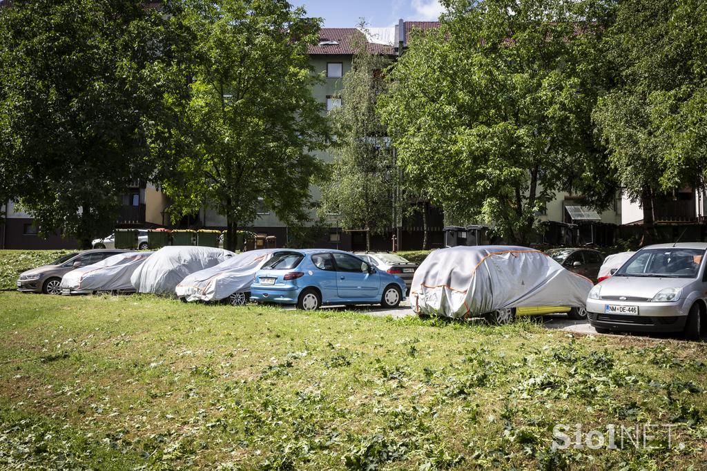 Posledice toče v Črnomlju, v Beli krajini.