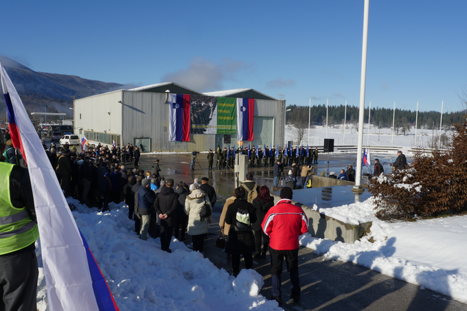 Kočevska Reka postroj teritorialna obramba slovenska vojska obletnica slovesnost igor bavčar | Foto: STA ,