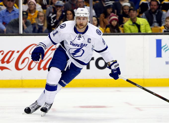 Kapetan Tampa Bay Lightning Steven Stamkos je spet poškodovan. | Foto: Reuters