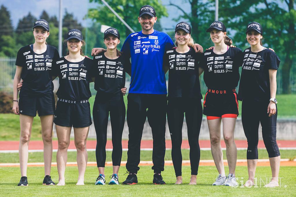 Skakalci skakalke trening Kranj