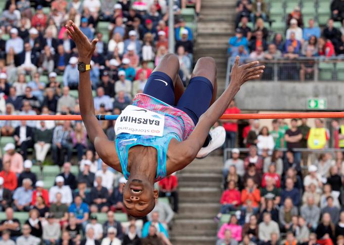 Mutaz Essa Barshim je postavil najboljši izid sezone na svetu v skoku v višino. | Foto: Reuters