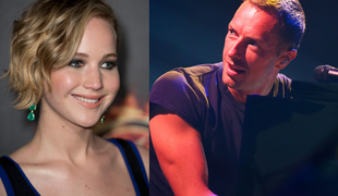 Chris Martin že prepeva Jennifer Lawrence