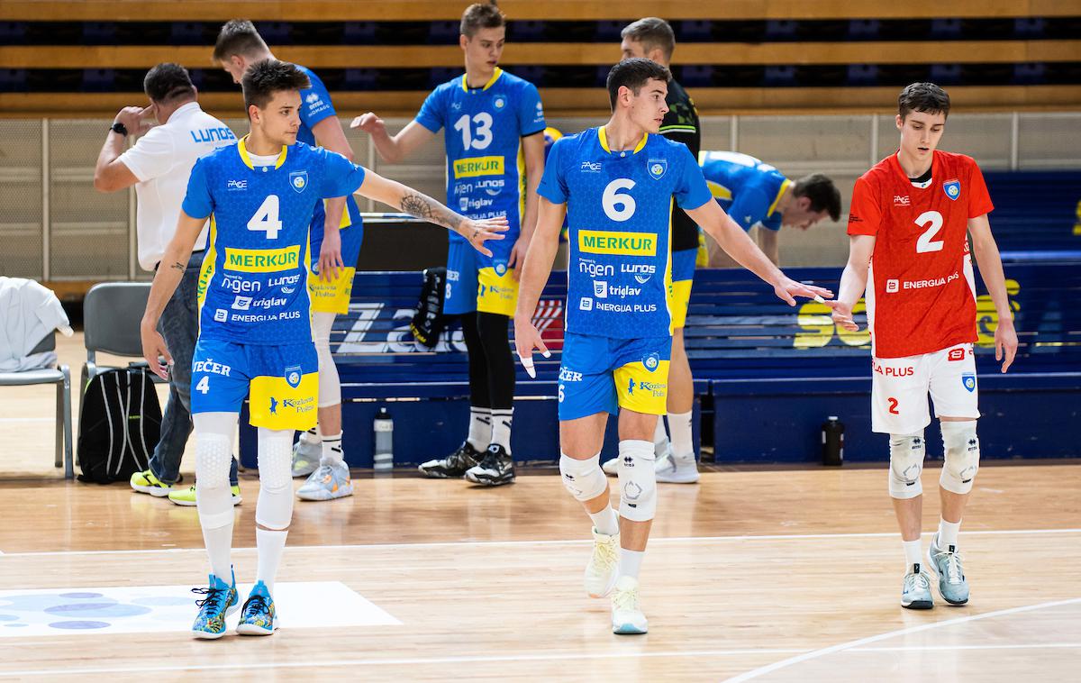 Calcit Volley, OK Merkur Maribor, liga MEVZA | Mariborčani so redni del končali s porazom in zasedli četrto mesto. | Foto Grega Valančič/Sportida