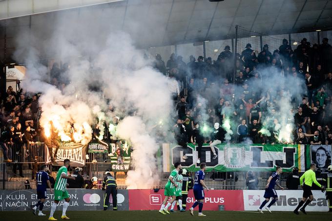 Olimpija je po porazu v Mariboru (0:2) nanizala tri zmage. Spomladi je tako na petih tekmah osvojila 12 točk in je najuspešnejši klub v letu 2023. | Foto: Blaž Weindorfer/Sportida