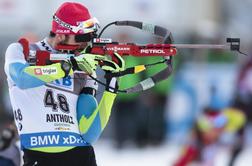 Martin Fourcade še do ene zmage, Faku se je tresla roka