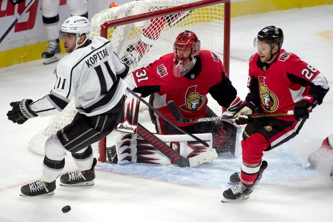 Ottawa Los Angeles | Anže Kopitar je na novi tekmi kanadske turneje Los Angelesa vpisal 11. podajo v tej sezoni. | Foto Reuters