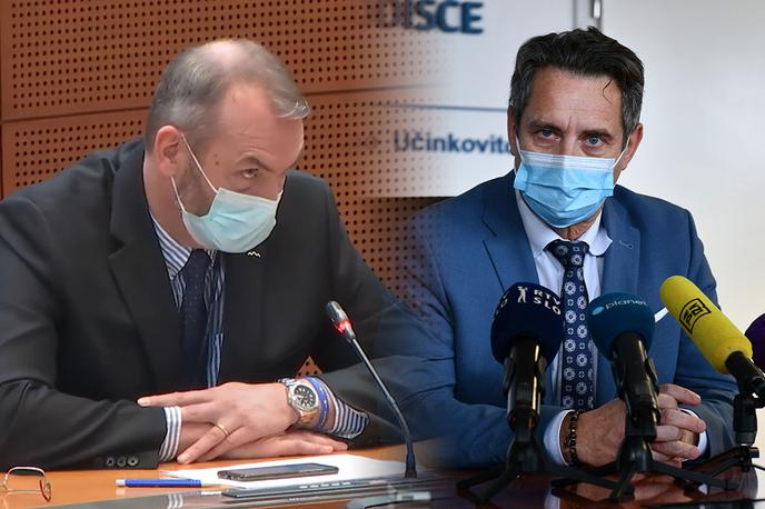 Jorg K. Petrovič, Tomaž Vesel | Predsednik računskega sodišča Tomaž Vesel je svojemu namestniku Jorgu K. Petroviču decembra lani odvzel pooblastilo za podpis osnutka revizijskega poročila o nabavi zaščitne opreme v času covid-19. | Foto STA