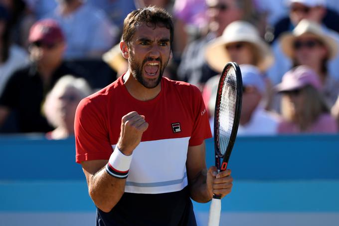 Marin Čilić je Novaku Đokoviću preprečil, da bi po letu dni osvojil turnir ATP. | Foto: Reuters