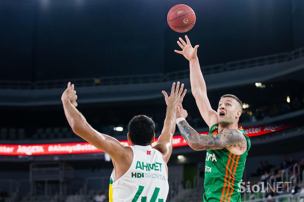 KK Cedevita Olimpija : Bursaspor