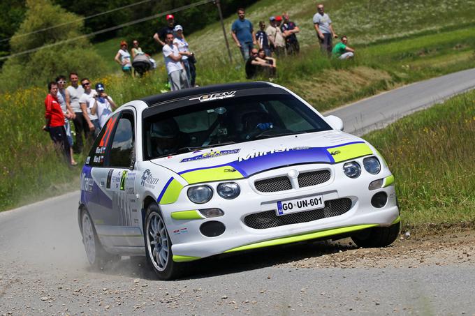 Martin Mlinar je z MG ZR 105 vodilni slovenski voznik v najmanjšem razredu divizije I. (foto: Uroš Modlic) | Foto: 