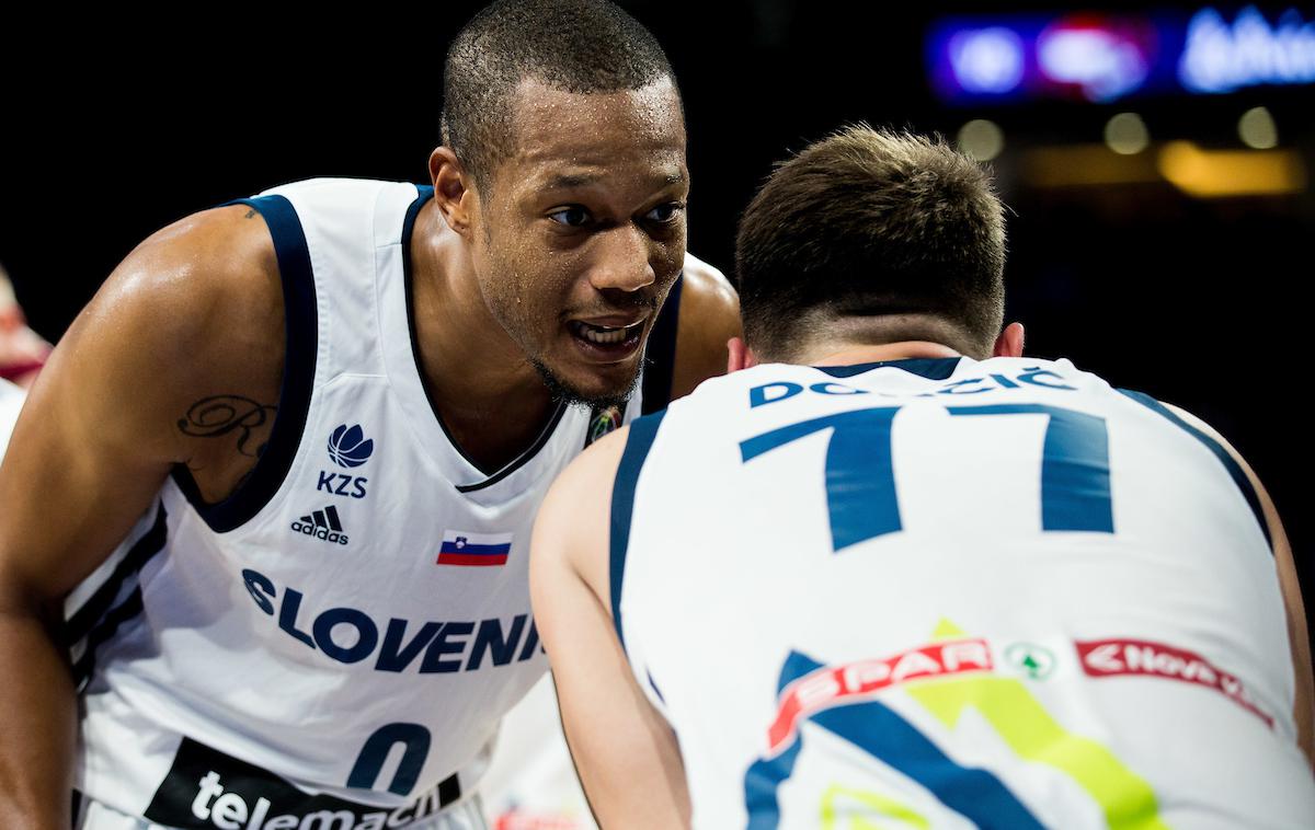 Anthony Randolph, Luka Dončić | Anthony Randolph se je pridružil pripravam slovenske košarkarske reprezentance. | Foto Vid Ponikvar