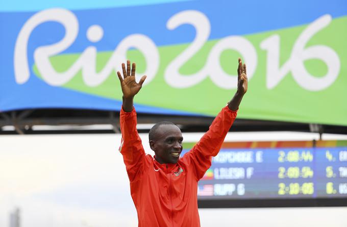 Eliud Kipchoge si je v Riu izpolnil otroške sanje. | Foto: Reuters