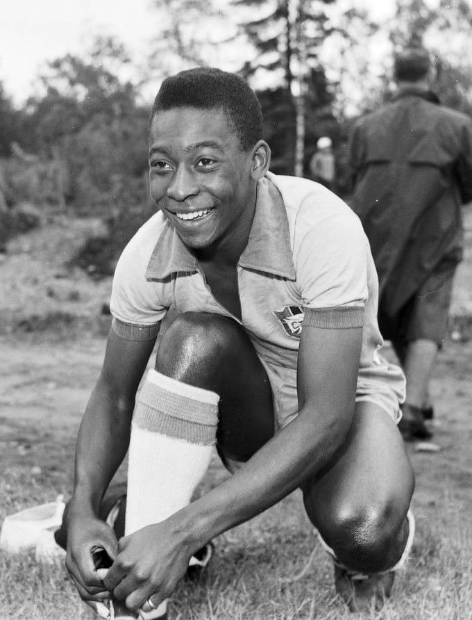 Pele je zaslovel kot 17-letni čudežni deček brazilskega nogometa na SP 1958 na Švedskem. | Foto: Guliverimage/Vladimir Fedorenko