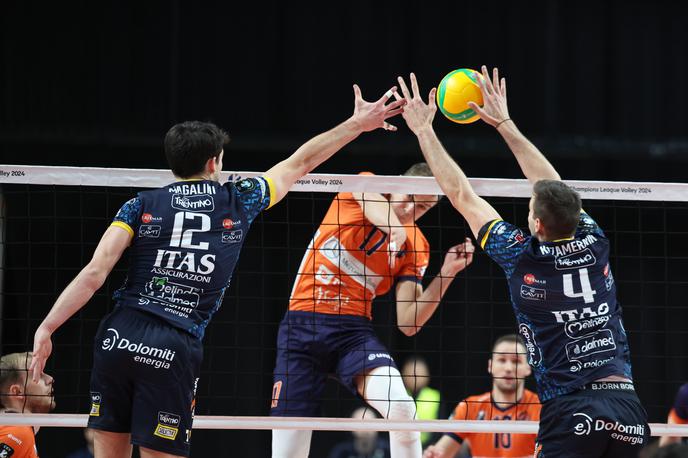 Odvojkarska LP: ACH Volley - Trentino | ACH Volley je v Hali Tivoli izgubil proti Trentinu. | Foto www.alesfevzer.com