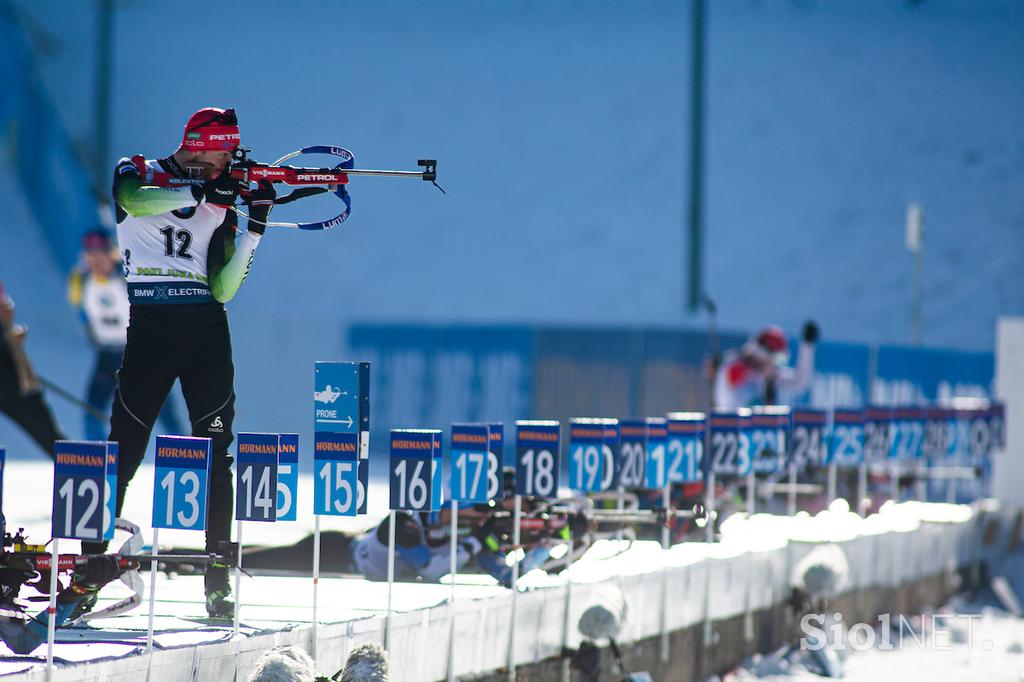 Pokljuka, 20 km, prvi dan