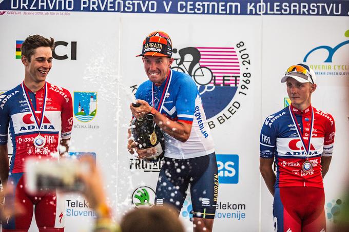 Leta 2019 je že oblekel majico državnega prvaka med člani. | Foto: Peter Podobnik/Sportida