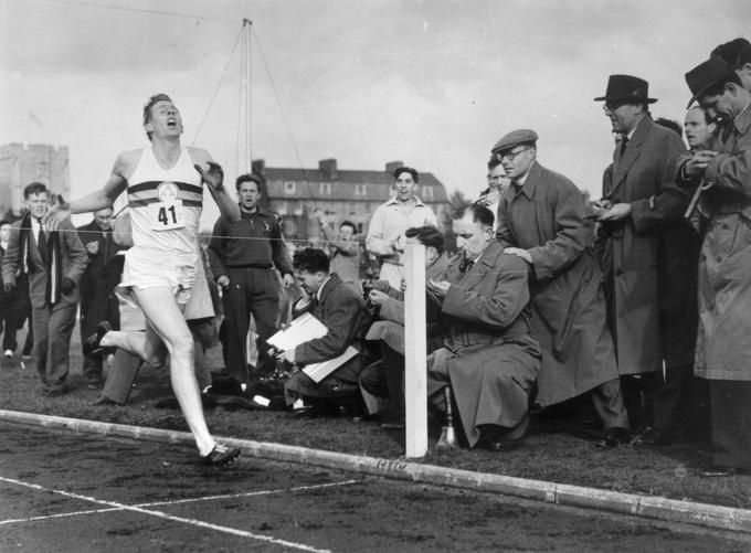 Roger Bannister je leta 1954 pisal zgodovino. | Foto: Getty Images