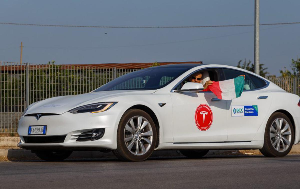 Tesla rekord Italija | Foto Tesla Club Italia